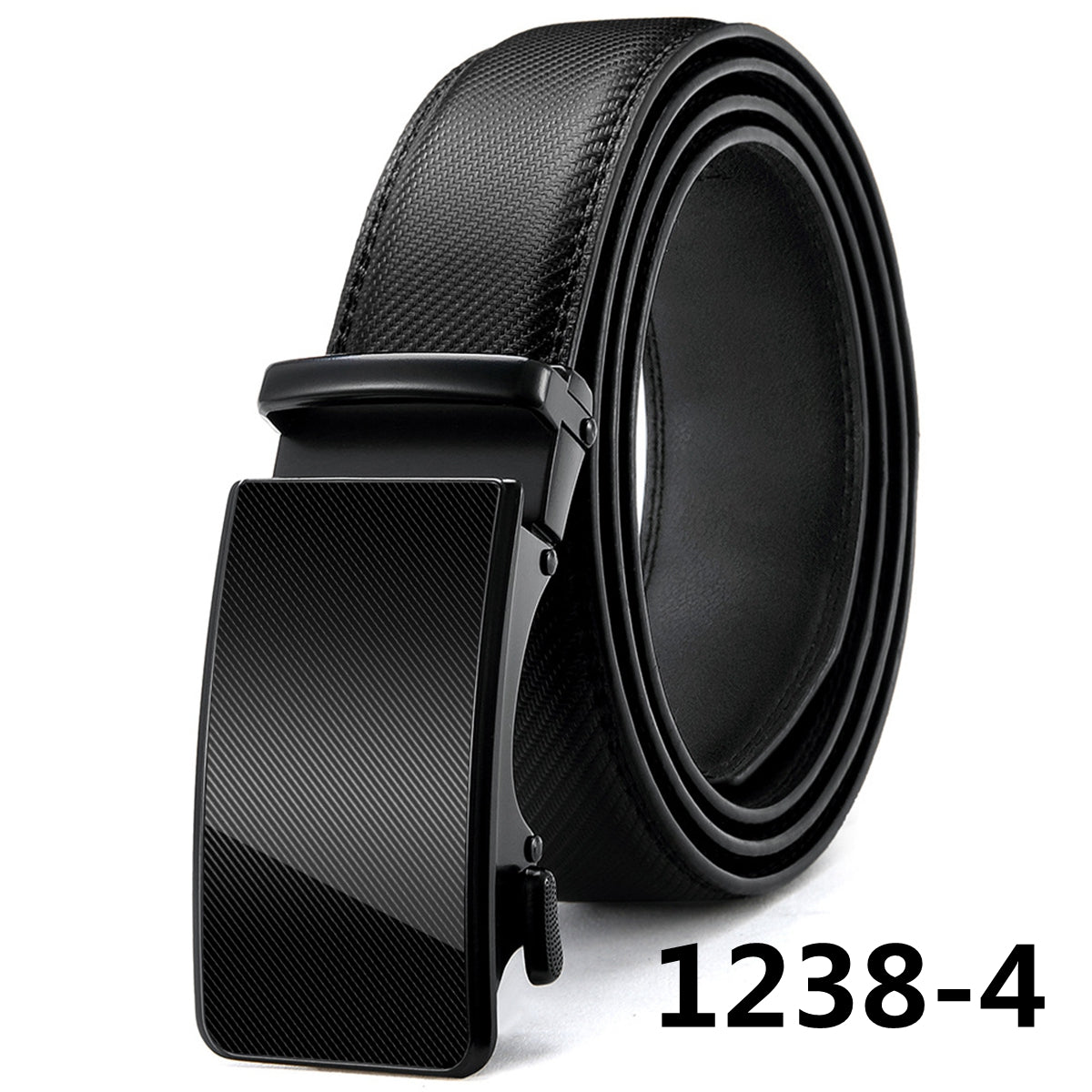 Mens Ratchet Belt with Genuine Leather, Jeans Belt for men Peach Castor