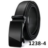 Mens Ratchet Belt with Genuine Leather, Jeans Belt for men Peach Castor