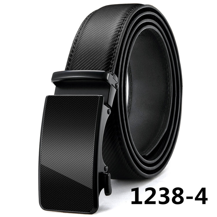 Mens Ratchet Belt with Genuine Leather, Jeans Belt for men Peach Castor