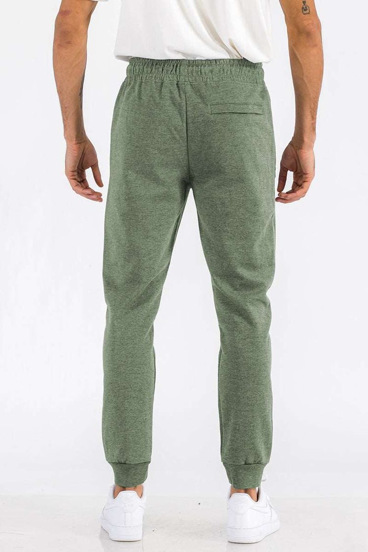 HEATHERED COTTON SWEATS J111 Lime Milo