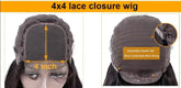 BeuMax 4x4 Straight Wig 5x5 Lace Closure wigs 6x6 Human Hair Wigs Cerise Alfie