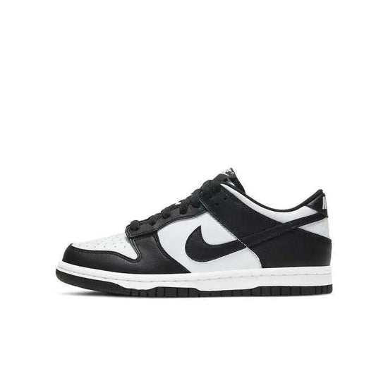 Baskets NIKE walking outdoor pour homme en cuir synthétique noir et blanc avec semelle en caoutchouc