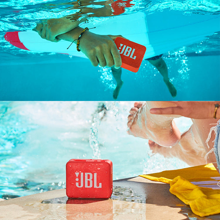 IPX7 Waterproof Wireless Portable JBL GO2 Bluetooth Speaker White Eucalyptus