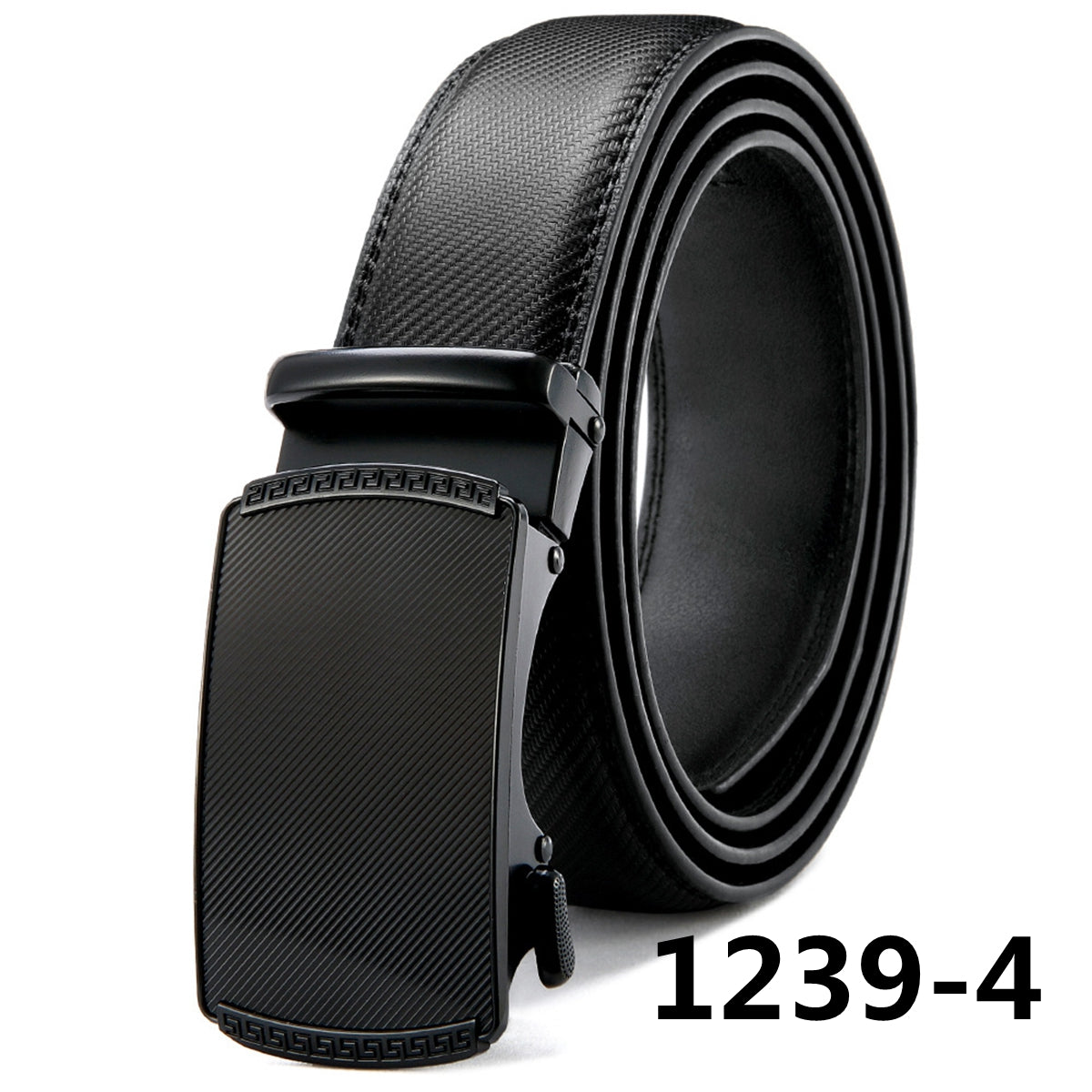 Mens Ratchet Belt with Genuine Leather, Jeans Belt for men Peach Castor
