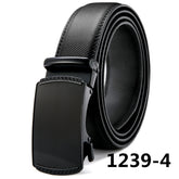 Mens Ratchet Belt with Genuine Leather, Jeans Belt for men Peach Castor