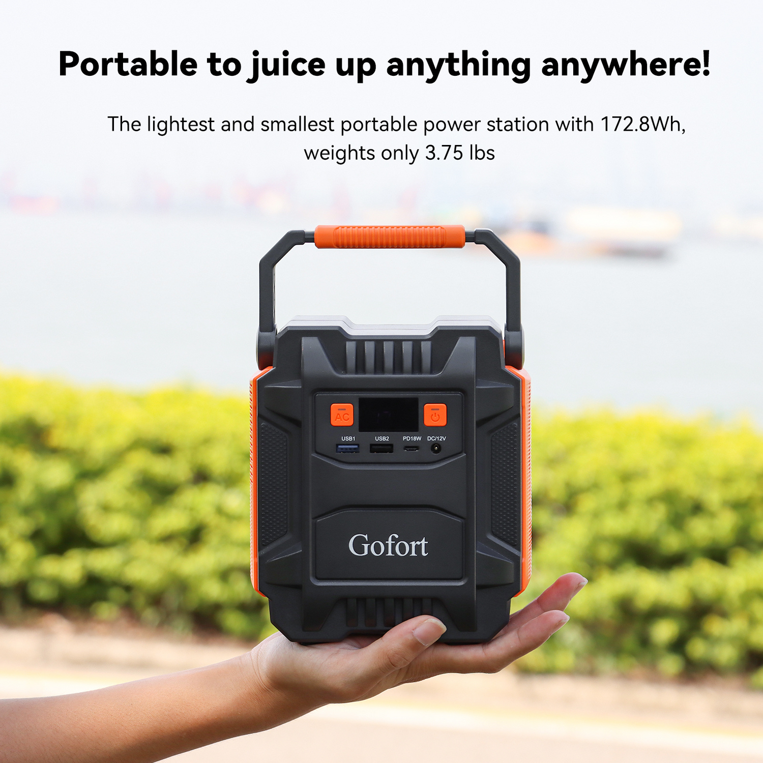 Power Bank Solar Generator 200W Portable Power Station For Camping Lilac Milo