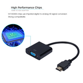 1080P HDMI-compatible to VGA Adapter For Xbox PS4 PC Lilac Milo