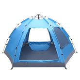 Automatic Family Tent Instant Pop Up Waterproof for Camping Hiking Teal Simba