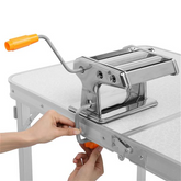 Dual-Blade Stainless Steel Noodle Pasta Maker Machine Lilac Milo