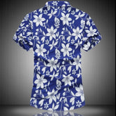Mens Short Sleeve Floral Shirt Yellow Pandora