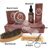 WOODSMAN™ – Premium Beard Grooming Gift Set with Beard Oil & Cream Carmine Juneberry