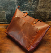 Genuine Leather Tote Bag for Women Large Women&