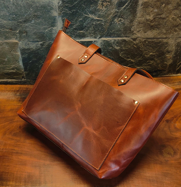 Genuine Leather Tote Bag for Women Large Women&