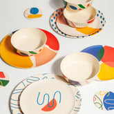 4pc Bamboo Plate Set - Dinner Puce Arrowwood