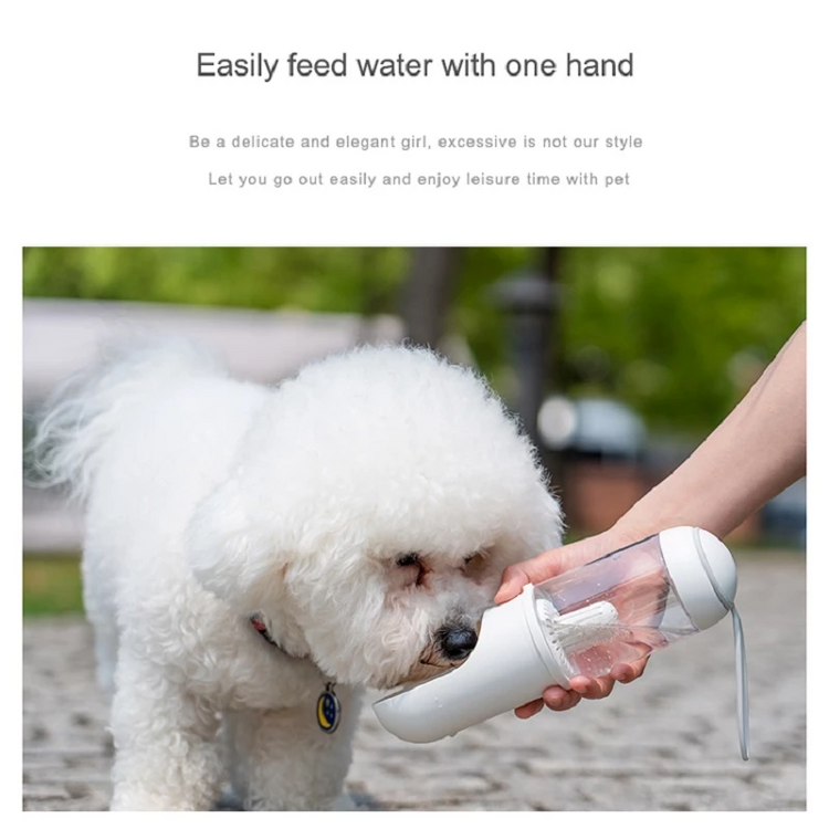 Outdoor Travel Pet Water Dispenser Pet Dog Cat Water Bottle Lilac Milo