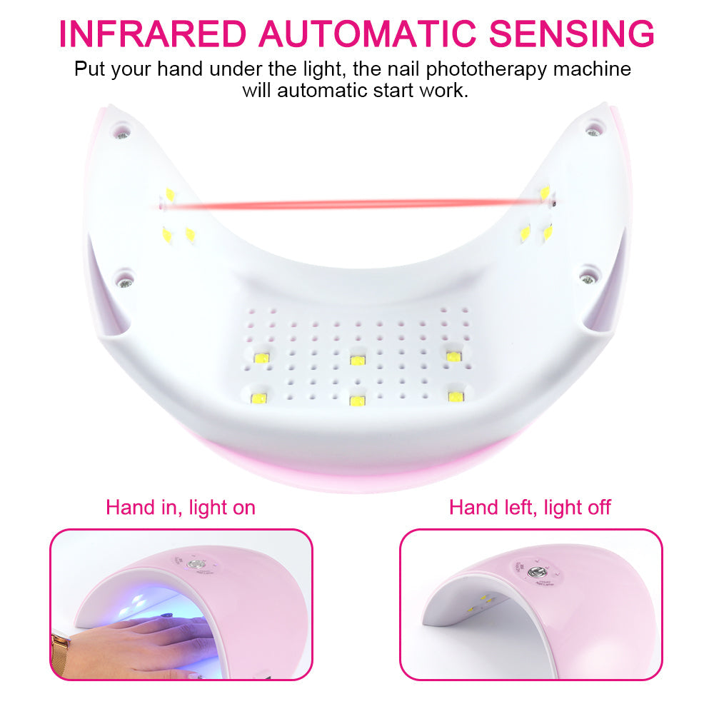 Automatic Sensing 36W LED Nail Polish Dryer Lamp Teal Simba