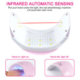 Automatic Sensing 36W LED Nail Polish Dryer Lamp Teal Simba