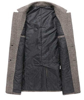 Fashion Plaid Single Breasted Jackets Men&