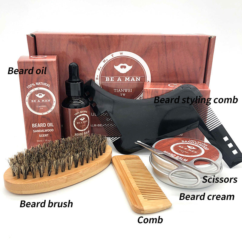 WOODSMAN™ – Premium Beard Grooming Gift Set with Beard Oil & Cream Carmine Juneberry