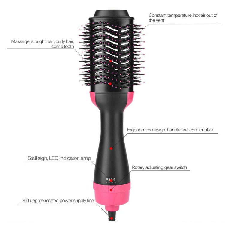 2 in 1 Hot Hair Brush Multifunctional Hair Dryer Teal Simba