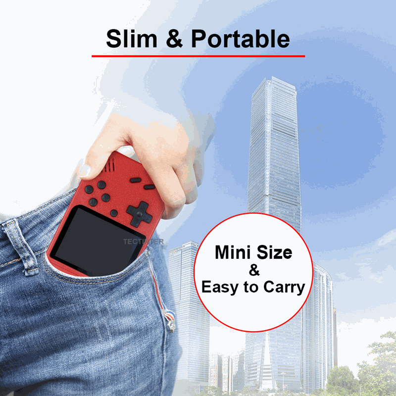 3.0 Inch Retro Portable Mini Handheld Video Game Console – Tech Accessories Lilac Milo