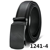 Mens Ratchet Belt with Genuine Leather, Jeans Belt for men Peach Castor