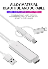 HDMI Cable for Apple mobile TV iphone Android Teal Simba