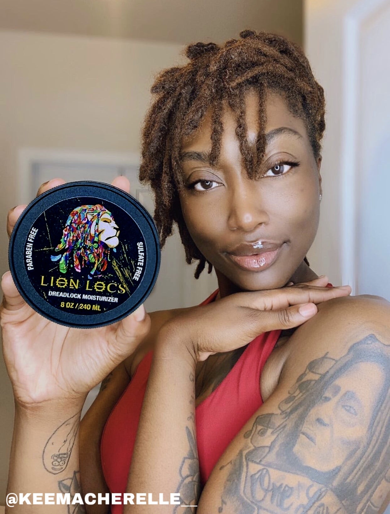 Lion Locs - Hair Locking Organic Retwist & Moisturizer Gel White Hercules