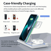 Foldable 3 In 1 Fast 15w QI Wireless Charging Station – Charger Lilac Milo