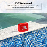 JBL GO 2 Wireless Bluetooth Speaker IPX7 Waterproof With Mic – Audio Accessory Teal Simba