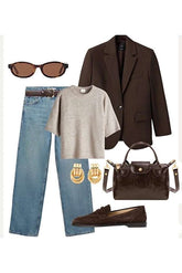 Brown Patent Versatile PU Leather Crossbody Bag for Women – Women&