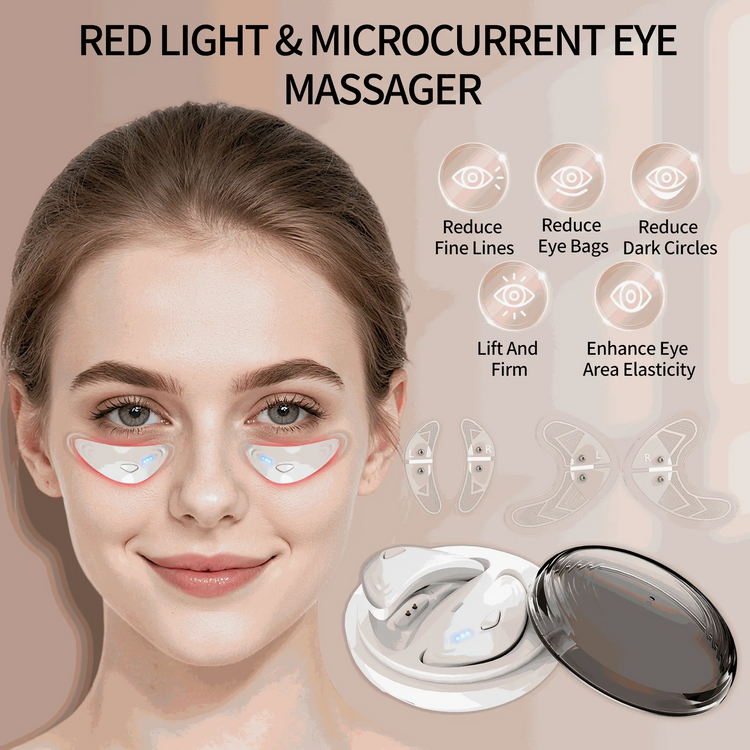 Massage Eye Beauty Device Remove Eye Wrinkles Bags Dark Circle Teal Simba