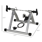 Soozier Indoor Magnetic Bike Bicycle Trainer Stand 5 Level Resistance Taupe Shadow