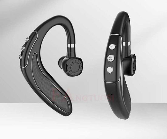 Casque mains libres Bluetooth 5.0 noir avec réduction de bruit et réglage 180°