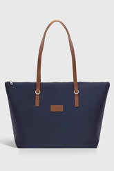Navy Blue Shopper Bag for Women Ochre Juniper