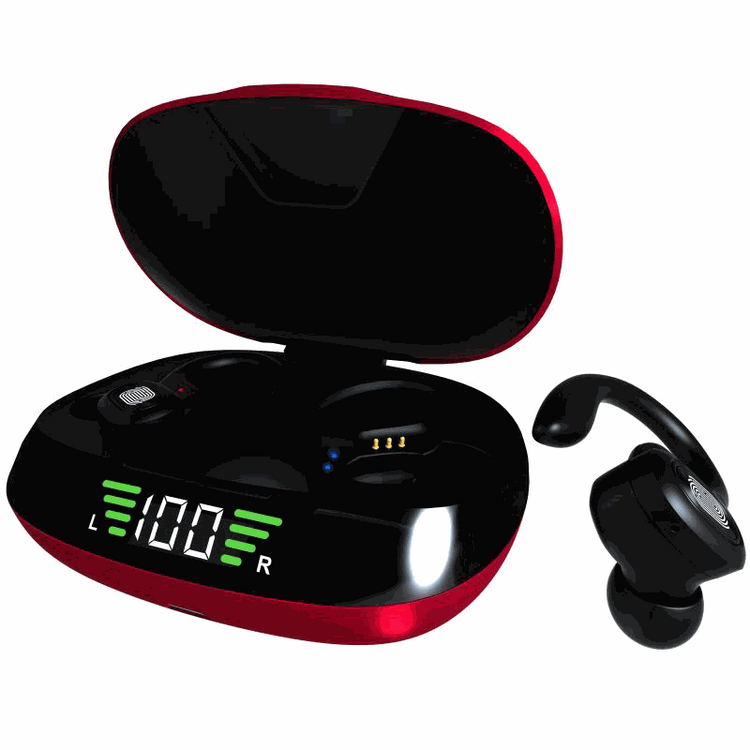 LED Display TWS Sport Bluetooth V5.0 Headset For Iphone Huawei – Phone Case Teal Simba