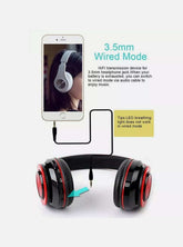 Ninja Dragon Z10 Color Changing Bluetooth Headphones – Audio Accessory Yellow Pandora