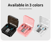 Bluetooth Earphones LED Wireless TWS with Microphone – Tech Accessories Teal Simba