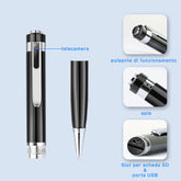 1080P HD Mini Camcorder Sports DV DVR Camcorder Hidden Camera Pen – Audio and Video Teal Simba