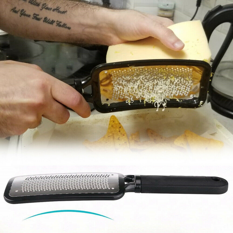 Handheld Stainless Steel Cheese Grater for Kitchen Lilac Milo