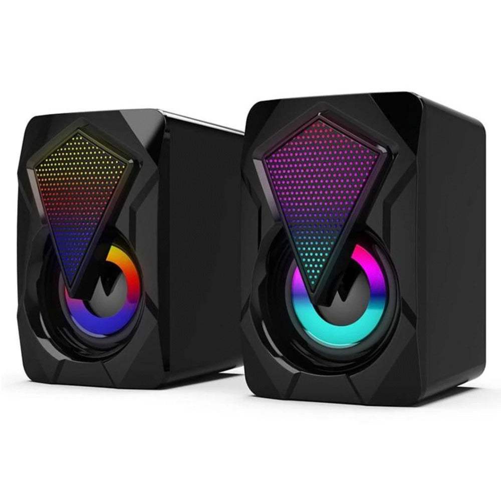 Dragon RGB Computer Gaming Speakers – Audio Accessory | Portable Yellow Pandora
