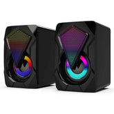 Dragon RGB Computer Gaming Speakers – Audio Accessory | Portable Yellow Pandora