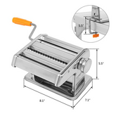 Dual-Blade Stainless Steel Noodle Pasta Maker Machine Lilac Milo