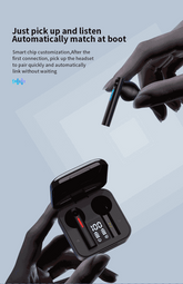 Bluetooth Earphones LED Wireless TWS with Microphone – Tech Accessories Teal Simba