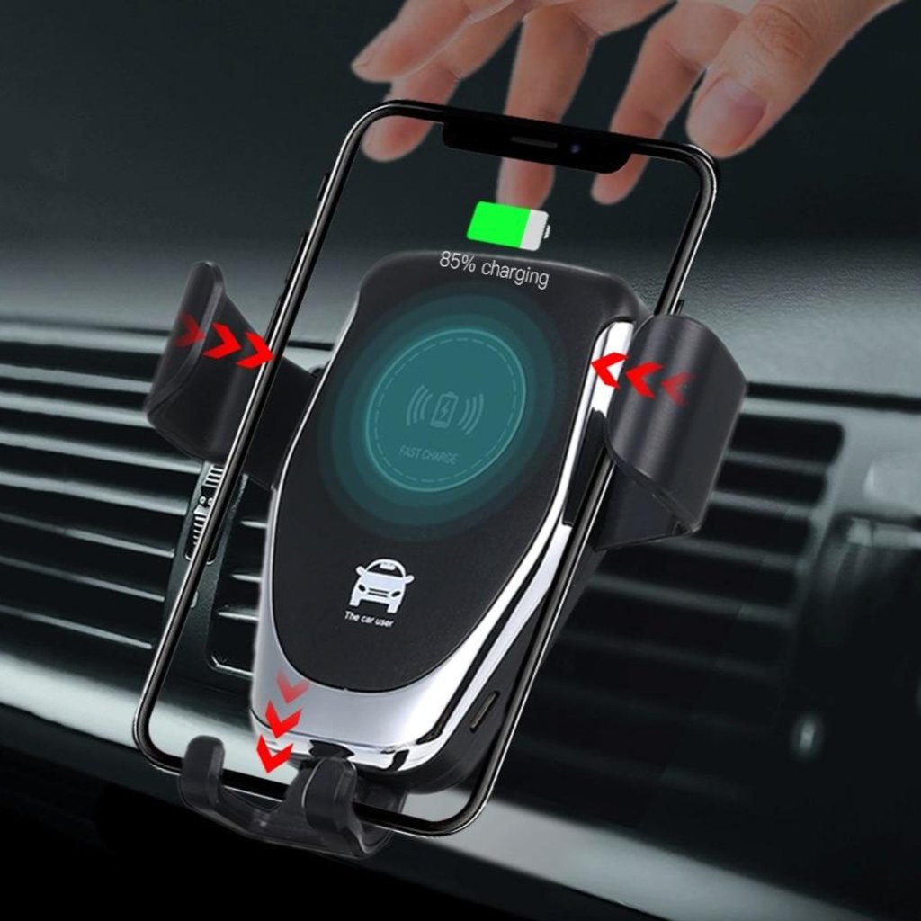 Ninja Dragon QI X Universal Wireless Charger with Car Mount Holder White Eucalyptus
