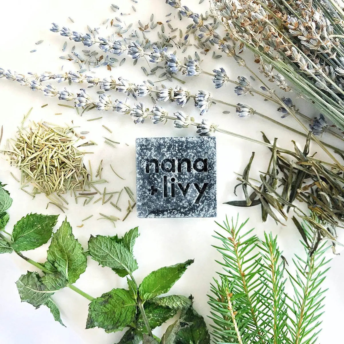 Charcoal Mint Salt Block Ivory Clytemnestra