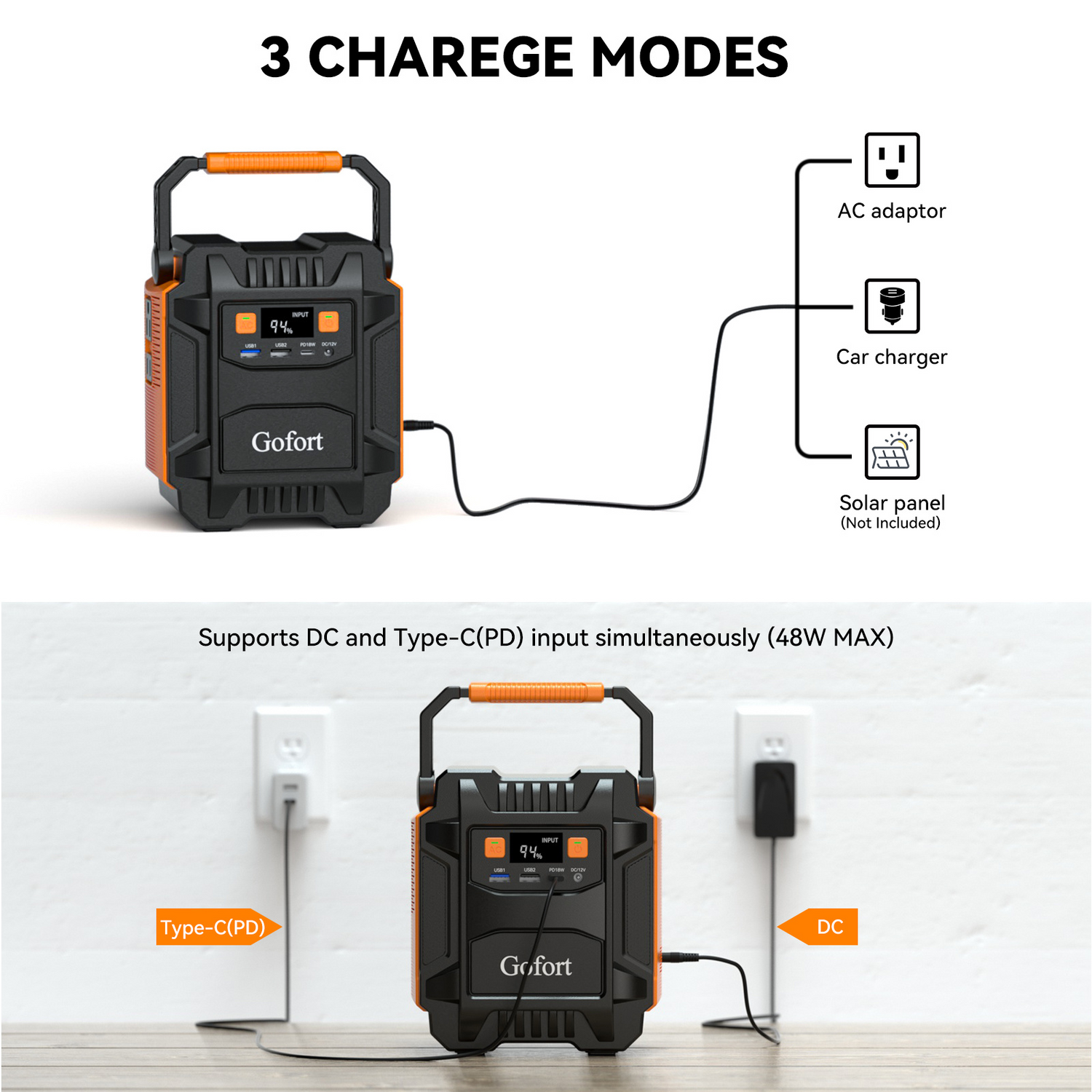Power Bank Solar Generator 200W Portable Power Station For Camping Lilac Milo