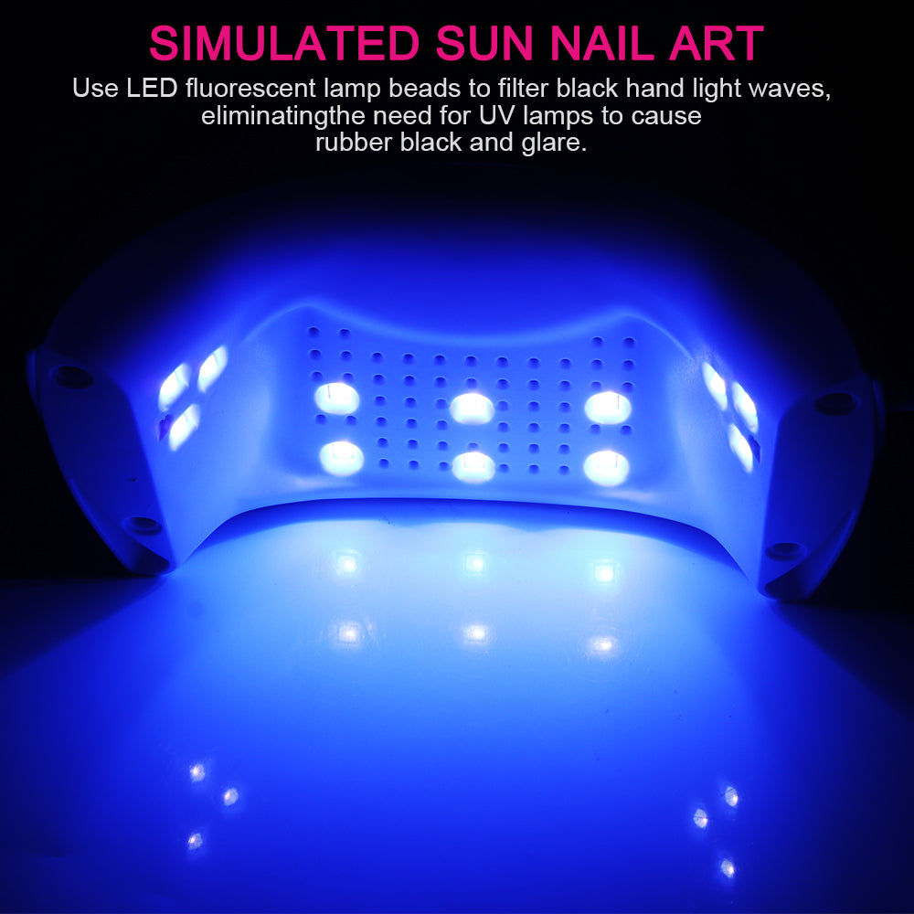 Automatic Sensing 36W LED Nail Polish Dryer Lamp Teal Simba