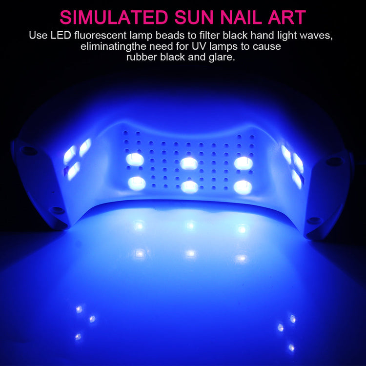 Automatic Sensing 36W LED Nail Polish Dryer Lamp Teal Simba