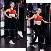 11Pcs Fitness Equipment Resistance Band Set Teal Simba